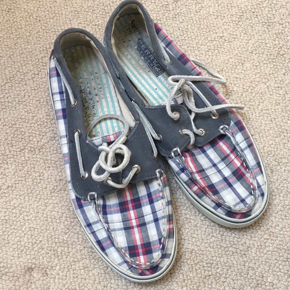 ⚡️SALE⚡️ Plaid Sperry top sider